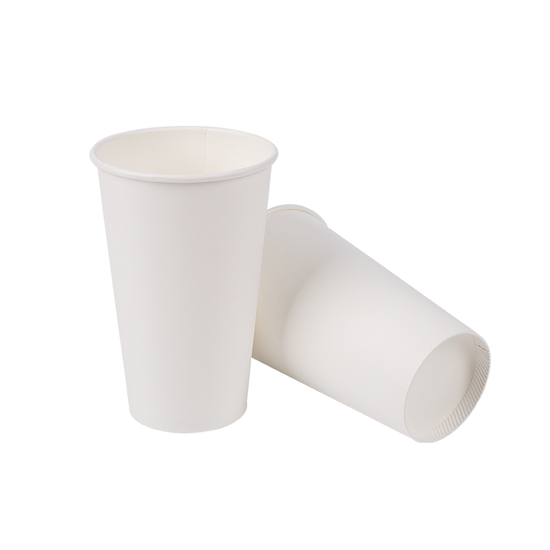 16oz ডিসপোজেবল বায়োডিগ্রেডেবল একক-স্তর পেপার কাপ